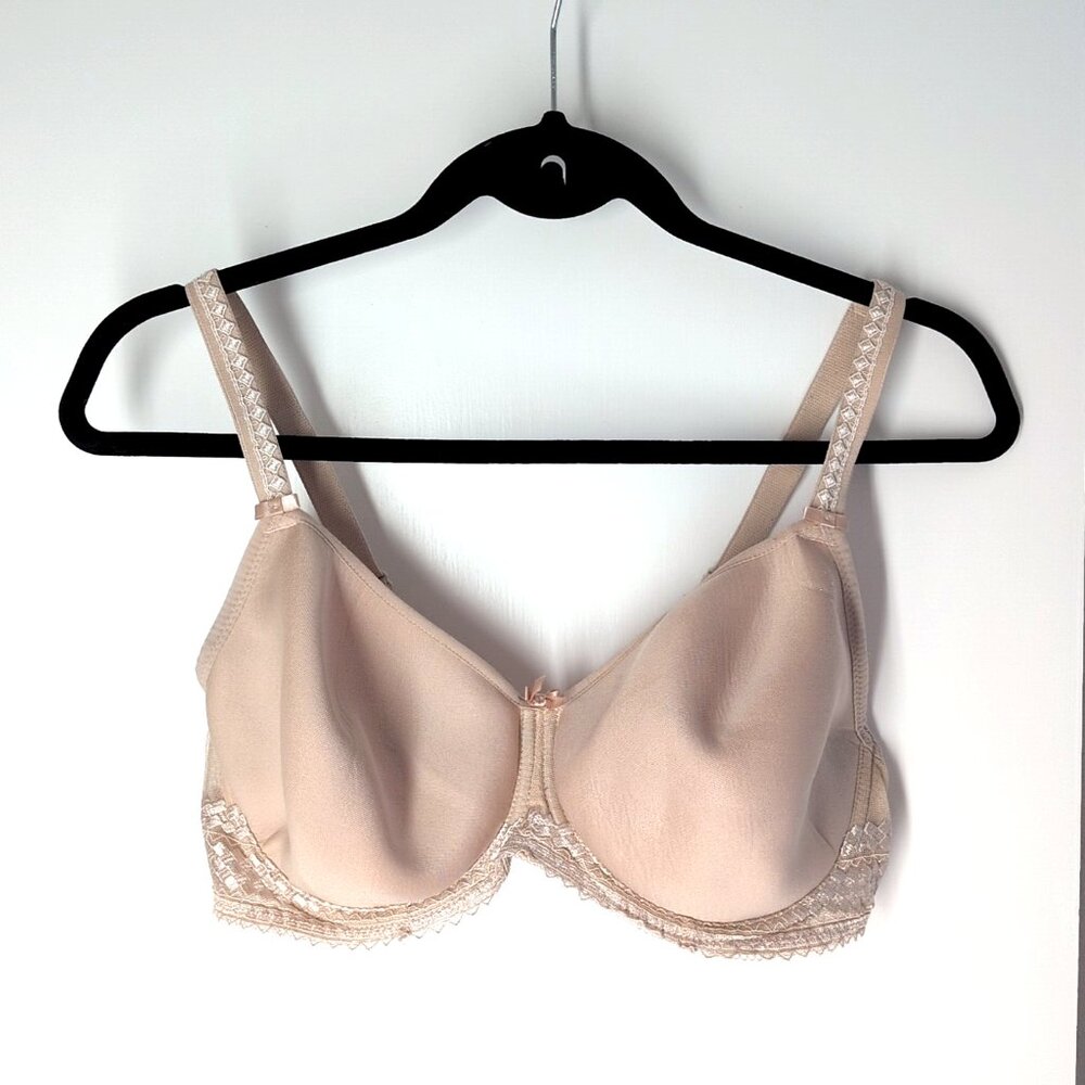 Fantasie Rebecca Molded Spacer Underwire Bra 36E nude T-shirt geometric